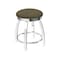 Holland Bar Stool Co 18" Swivel Vanity Stool, Chrome Finish, Graph Cork Seat 80218CH017 - alternate 1